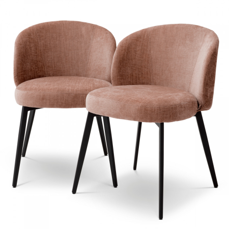 Scaune dining - Scaun dining, Lloyd Sisley roz set de 2