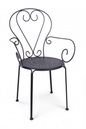 Scaune - Scaun Etienne, Otel inoxidabil, Negru, 49x49x89 cm