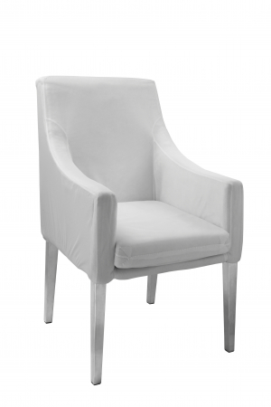 Scaune - Scaun fara husa Vigo, Aluminiu/Spuma/Otel inoxidabil,  63x100x70 cm