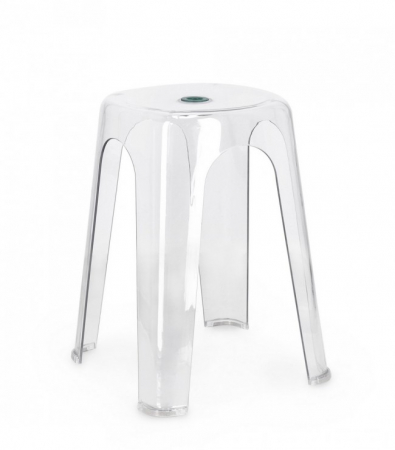 Scaune dining - Scaun Sonny, Alb, Transparent