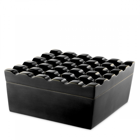 Accesorii - Scrumieră Deluxe, finisaj bronz, L. 20 | W. 20 | H. 9 cm