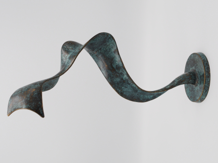 Figurine bronz - Sculptura abstracta, Bronz, 46 x 12 x 18 cm