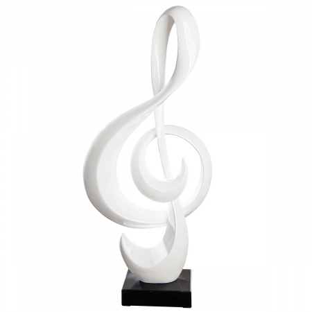 De colectie - Sculptură, Clef, Marmură, Polirășină, alb, PU 1, L. 15 cm, L. 38 cm, H. 83 cm