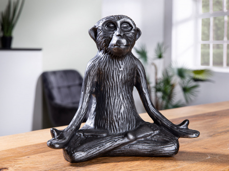 Oriental - Sculptură din aluminiu, Monkey