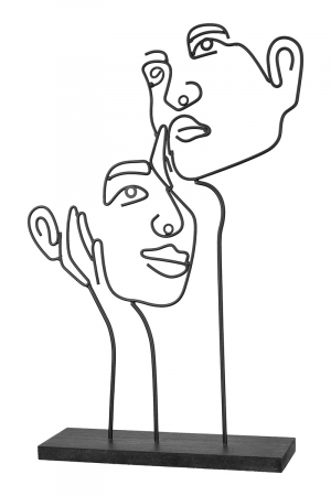 Familie - Sculptură metalică Visione