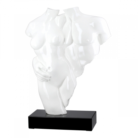 De colectie - Sculptură, Pereche, Coppia, Marmură, Polirășină, alb, PU 1, L. 12 cm, L. 35 cm, H. 49 cm