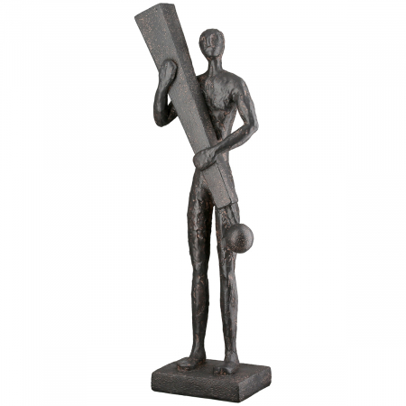 Modern - Sculptură, Persoană, Rășină sintetică, antracit, PU 2, L. 8 cm, L. 11 cm, H 37 cm
