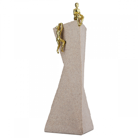 Sport - Sculptură, Persoană, Rășină sintetică, crem, PU 2, L. 8 cm, L. 7 cm, H 27 cm