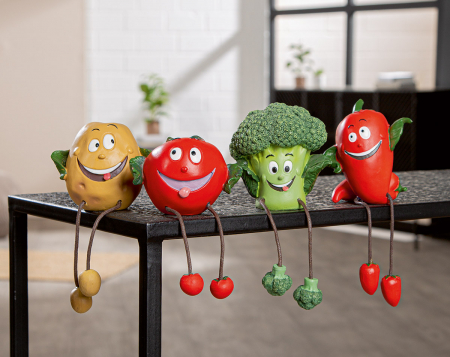 Modern - Serie 32 buc., Figurină, Paprika, Rășină sintetică, galben, verde, roșu, PU 1