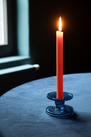 AUTUMN - Set 6 lumanari, Ceara, Portocaliu, 7x4.5x24 cm