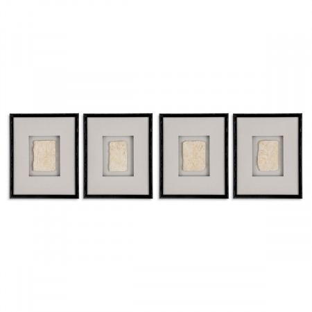 Tablouri - Set de 4 incrustații de artă de perete Hatshepsut, Dims: W. 44 | D. 3 | H. 54 | per frame (CM)