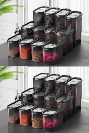 Cutii depozitare - Set de cutii pentru depozitare (24 bucăți)