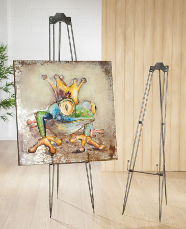 Tablouri - Sevalet GILDE, metal, 120x33x42 cm