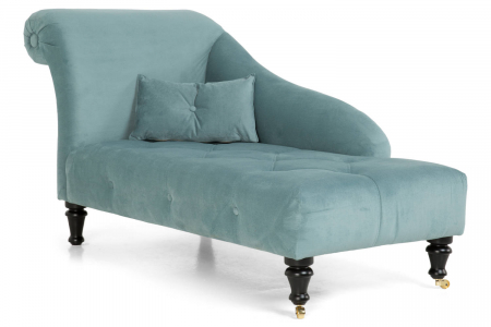 Sezlonguri si paturi de zi - Sezlong living Diana, Turcoaz, 165x88x70 cm