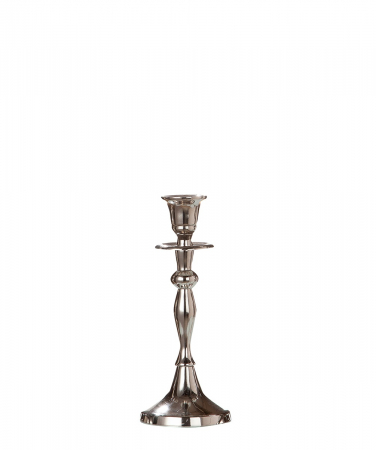 Suporturi lumanari - Sfesnic Luce, aluminiu, argintiu, 21x8,5 cm