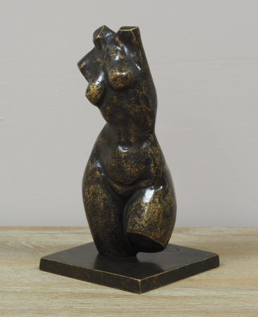 Figurine bronz - Smalle female torso, Bronz, 27 x 14 x 14 cm