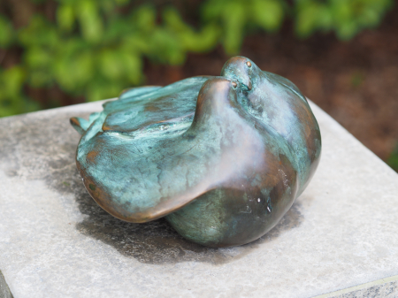 Figurine bronz - Statuie 2 randunici, Bronz, 11 x 18 x 18 cm