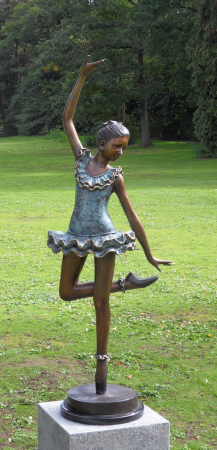 Statui - Statuie balerina, Bronz, 138 X 56 X 36 cm
