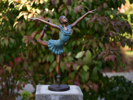 Statui - Statuie balerina, Bronz,54 X 15 X 43 cm