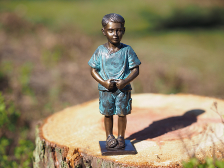 Figurine bronz - Statuie bronz, Băiețel 20 x 5 x 8 cm