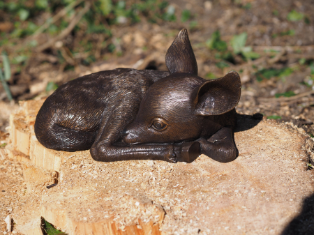 Figurine bronz - Statuie bronz, Căprioară