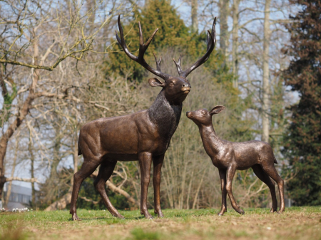 Figurine bronz - Statuie bronz, Cerb