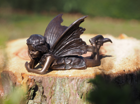 Figurine bronz - Statuie bronz, Înger 9 x 8 x 16 cm