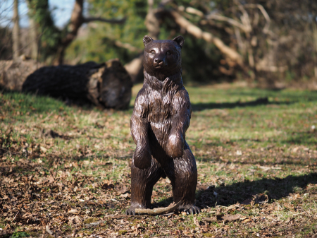 Figurine bronz - Statuie bronz, Pui de urs