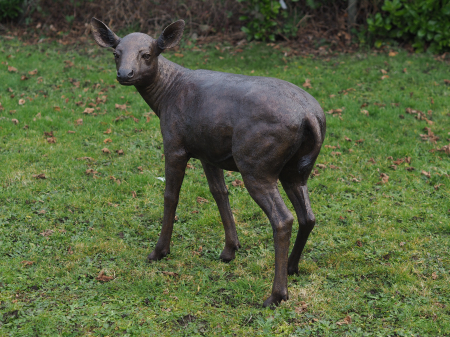 Statui - Statuie caprioara, Bronz, 112 X 50 X 107 cm
