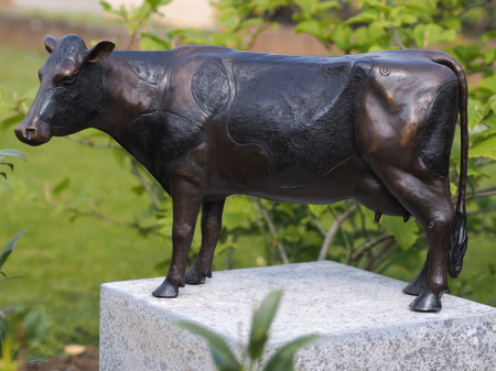 Statui - Statuie vaca, Bronz, 35 X 14 X 58 cm