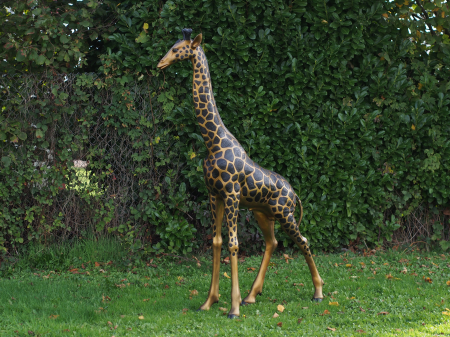 Statui - Statuie girafa, Bronz, 200 X 60 X 130 cm