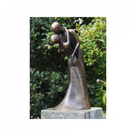 Figurine bronz - Statuie cuplu care danseaza, Bronz, 54 x 25 x 28 cm