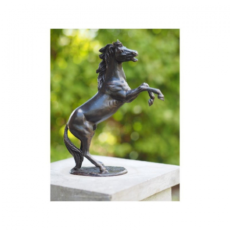 Figurine bronz - Statuie mica, cal, Bronz, 24 x 7 x 19 cm