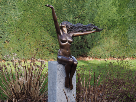 Statui - Statuie femeie nud, Bronz, 104 X 80 X 100 cm