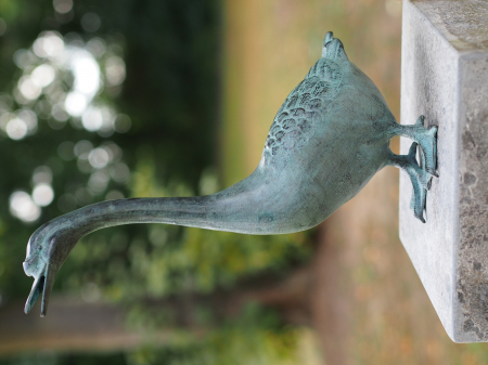 Figurine bronz - Statuie gasca, Bronz, 38 cm 38 x 14 x 27 cm