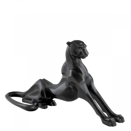 De colectie - Statuie Ghepard, finisaj bronz, Dims: L. 27 | W. 85 | H. 43 (CM)