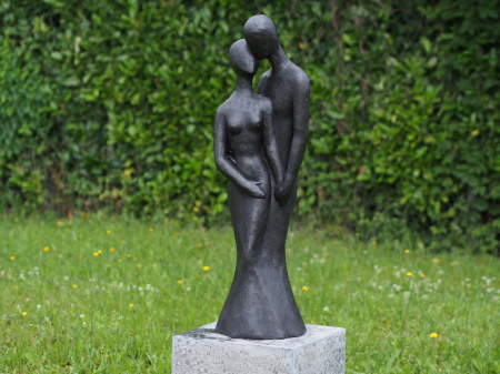 Statui - Statuie iubire moderna, Bronz, 95 X 30 X 30 cm