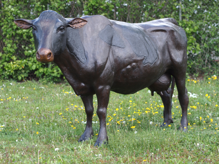 Statui - Statuie vaca mare, Bronz, 152 X 71 X 260 cm
