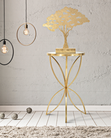 Mese consola - Masuta BUTTERFLY CM Ø 35X60, Mauro Ferretti