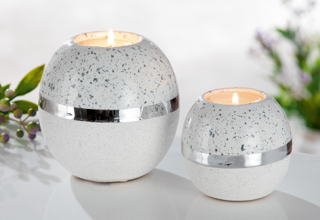 Suporturi lumanari - Suport lumanare Algarve, Ceramica, Multicolor, 10.5x10x10.5 cm