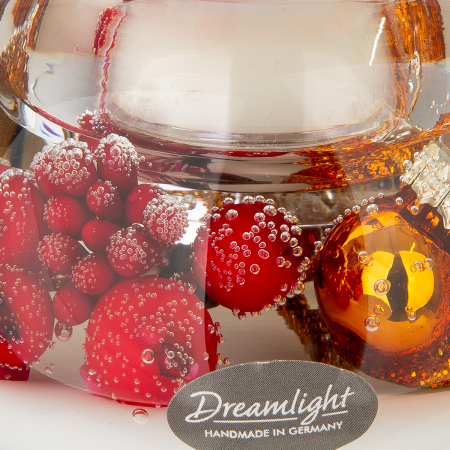 Suporturi lumanari - Suport lumanare Dreamlight, tip pastila, Mercur Smart, „Binecuvantari de cupru”, sticla, culoarea cuprului, PU 6, H 6 cm, A. 8 cm