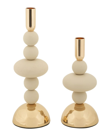 Suporturi lumanari - Suport lumanare, Galaxy 2 buc cm ø 10x22-10x30