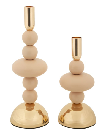 Suporturi lumanari - Suport lumanare, Galaxy, roz cm ø 10x22-10x30