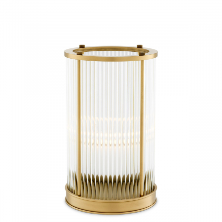 Suporturi lumanari - Suport lumanare Hurricane, Mayson, finisaj din alamă cu aspect vintage S