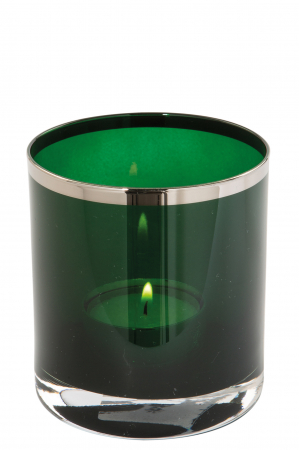 Suporturi lumanari - Suport lumanare KELLY, sticla, 8 x 9 cm