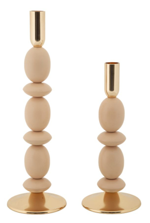 Suporturi lumanari - Suport lumanare, Set de 2 buc. cm ø 10x25-10x33,5