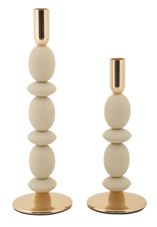 Suporturi lumanari - Suport lumanare, Set de 2 buc. cm ø 10x25-10x33,5