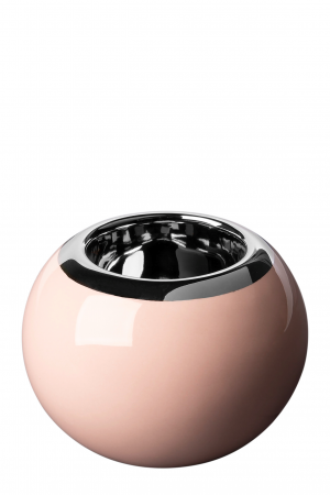 Suporturi lumanari - Suport lumanare Terzo, Ceramica, Roz, 6x8 cm