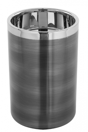 Felinare, lămpi solare și suporturi pentru lumânări - Suport lumanare VITO, otel inoxidabil, 17 x 10 cm, Fink