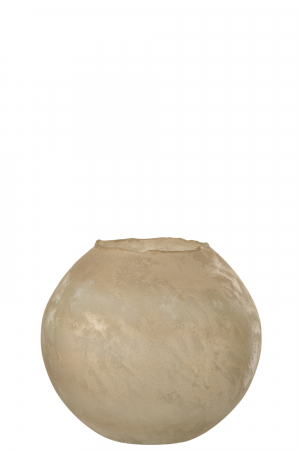 Suporturi lumanari - Suport lumanari, Sticla, Auriu, 25x25x22 cm